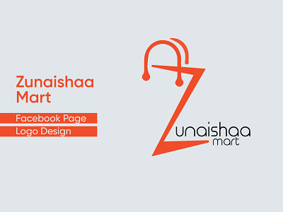 Zunaishaa Mart - Departmental Store Logo Brand Identity