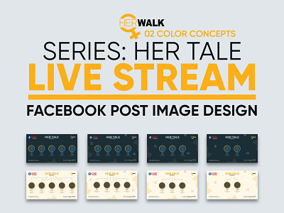 Series "Her Tale" Live Stream Facebook Post Image - Her Walk