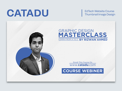 Catadu Online Course Website Thumbnail Design 3d animation branding catadu design graphic design halaldizworld illustration logo motion graphics online course rizwanagraph360 rizwanahmed rizwangraph social media design thumbnail design ui website thumbnail design