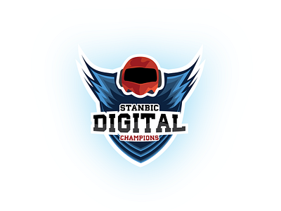 Digital Champions logo illustration logo mascotlogo sticker