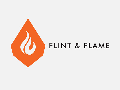 Flint & Flame ( Fire Logo ) combination mark dailylogochallenge design fire logo flame logo flint logo inspiration logodesign symbol design