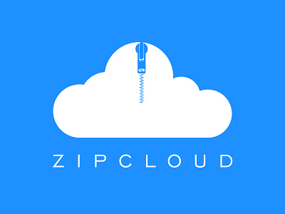 Zip Cloud ( Cloud Computing Logo ) cloud cloud app cloud computing dailylogochallange dailylogochallange day 14 logo logo a day logo app logo inspiration logodesign logos logosai zip