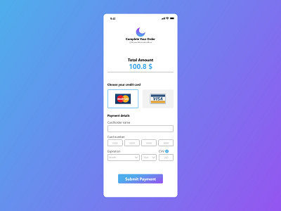 Credit Card Checkout app app design app ui application credit card form credit card payment creditcardcheckout daily ui daily ui challenge dailyui dailyui 002 mobile app mobile app design mobile ui ui ui ux ui design uidesign uiux