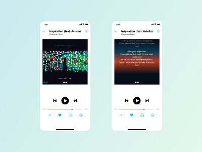 Music Player - Daily UI app app design application daily ui design mobile app mobile app design mobile design mobile ui music app music player ui ui ux ui ux design ui design uidesign uiux