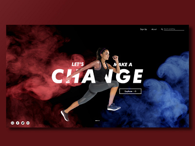 Fitness landing page app app design application design fitness fitness app fitness club landing landing page landing page design ui ui ux ui ux design ui design uidesign web web design webdesign website website design