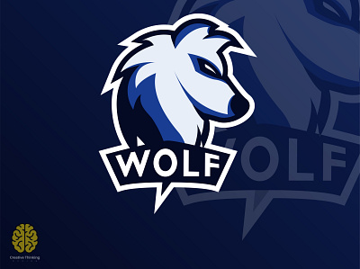 WOLF - Mascot Logo design esport esportlogo esports illustration logo mascot mascot character mascot design mascot logo mascotlogo vector wolf wolf logo