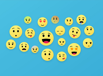 Emotions angry emoji emotions graphic happy illustration sad sleepy