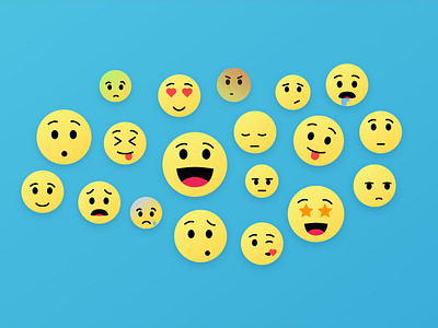 Emotions angry emoji emotions graphic happy illustration sad sleepy