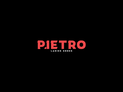 PIETRO SHOE branding ladies logo shoes vector