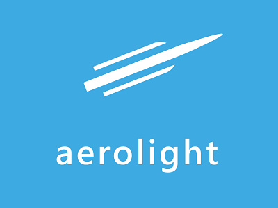 Aerolight: Daily Logo 01 (reverse version) dailylogochallenge flat design logo concept logo design reverse vector illustration