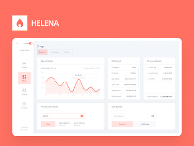Helena - Design platform app design flat minimal product product design type ui ux web