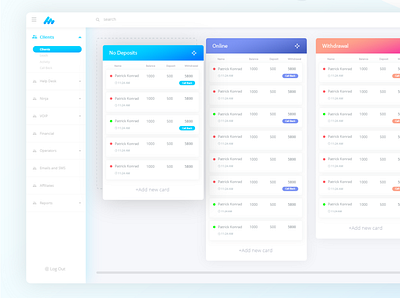 UX/UI | Ninja - Manage Your Team Dashboard app design flat minimal product product design typography ui ux web