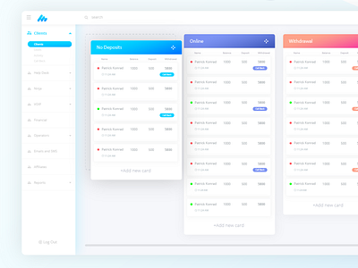 UX/UI | Ninja - Manage Your Team Dashboard