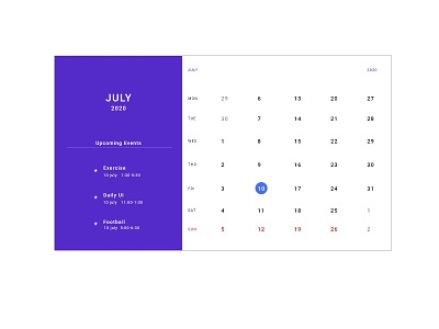 Daily UI 38 Calendar daily 100 challenge daily ui design ui xd