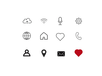 Daily UI 55 Icon Set daily 100 challenge daily ui design icon ui xd