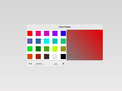 Daily UI 60 Color Picker daily 100 challenge daily ui design ui xd