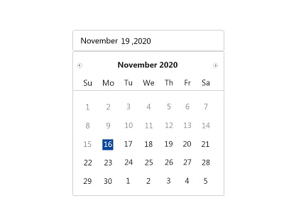 Daily  UI 80 Date Picker