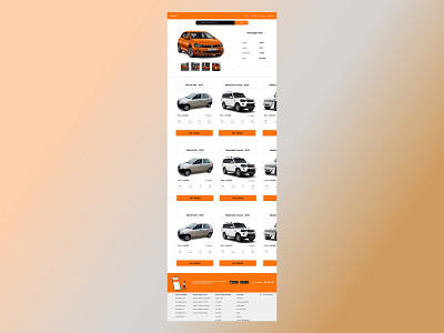 Used car landing page daily ui ui ui design xd xd design