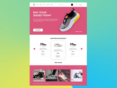 SHOE LANDING PAGE