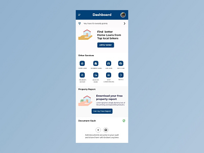 Dashboard for loan brokers app branding daily ui design ui xd