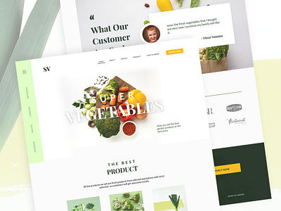 Super Vegetables Web Design