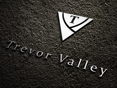 Trevor Valley (Law Firm) law firm law logo law office lessismore lettermark logo simplicity triangle logo