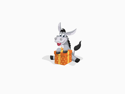 Donkey Character Design - Online Shopping cartoon cartoon character character character design illustration logo mascot