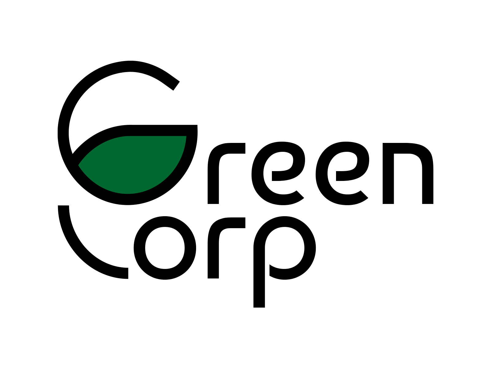 Green Corp logo concept by Roman D. on Dribbble