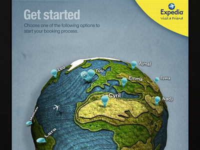Expedia App app design travel ui