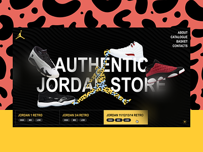 Jordan Store buy clean design e-commerce ecommerce frash jordan nike shop ui ux web