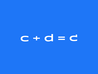 c + d = cid brand branding design design graphic logo logo design logodesign pictogram symbol typography