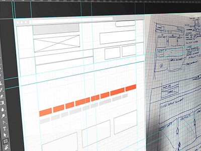 Sketches to Wireframes behaviour investigation optimization process research sketches ui user experience users ux wireframe