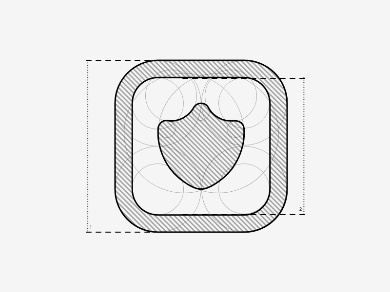 Shield Icon guidelines shield logo iconography icons icon