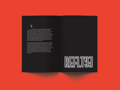 01-Reflect booklet design brand branding clean design editorial editorial design flat graphic design icon identity illustration illustrator lettering logo minimal mobile type typography web