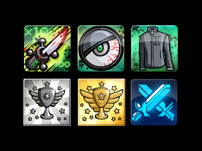 Game Icons icon icons vector game games comic celshaded