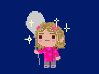 Emmi characters game cute design pixel pixelart