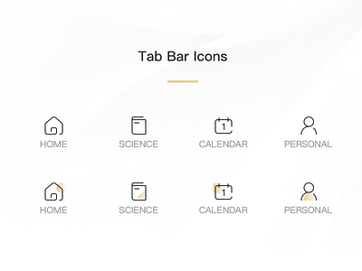 Tab Bar Icons icon ui