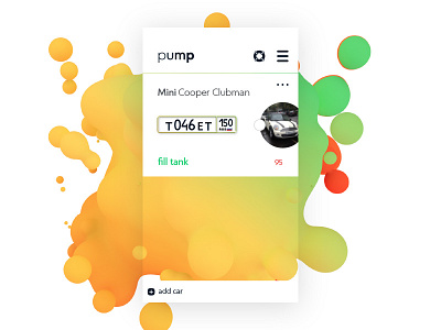 pump — app screen app fluid overlay