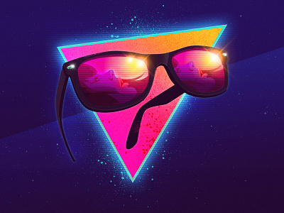 Summer Heat 1980s art design illustration illustrator outrun overdrive photoshop retro retrowave signalnoise synthwave vaporwave