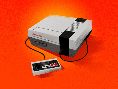 NES 1980s art design illustration illustrator nintendo photoshop retro signalnoise