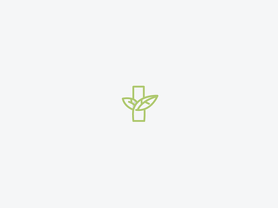 cross leaf art concept cross healthcare leaf leaves line logo