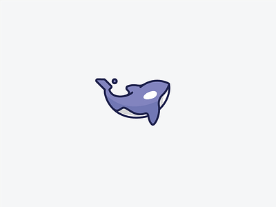 YOVA Final Logo brand cute final icon logo mark modern orca simple