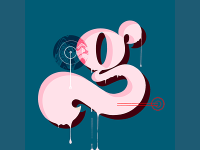 G 36 days of type 36daysoftype dribbbble graphic design hand letter hand lettered illustration texture typography