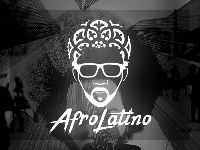 Afro Latino africa america black white fashion latin logo mark typhograhpy urban vintage