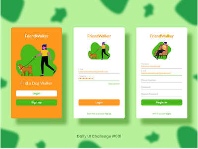 #DailyUI #001 - Sign up