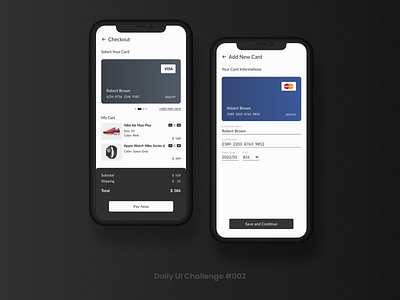 #DailyUI #002 - Credit Card Checkout 002 app checkout dailyui002 design figma ui uidesign uiux