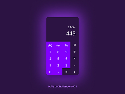 #DailyUI #004 - Calculator 004 calculator challenge dailyui design figma ui uidesign uiux