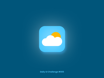 #DailyUI #005 - App Icon app challenge design figma icon mobile ui uidesign uiux