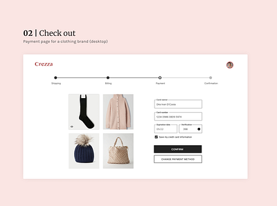 #02 Payment page for an eCommerce (desktop)