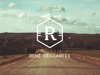 Rene Descartes graphic design logo